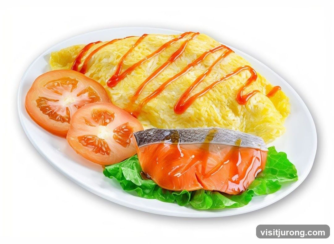 Omelet with Salmon