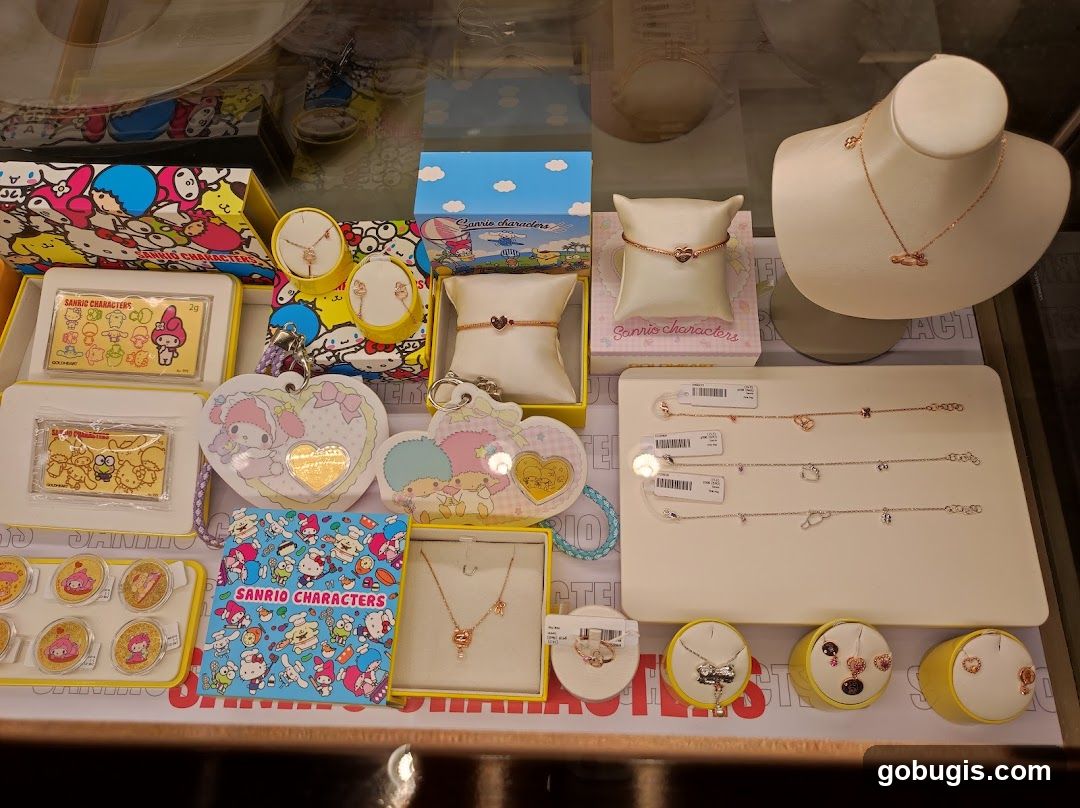 Sanrio Characters Jewelry Display