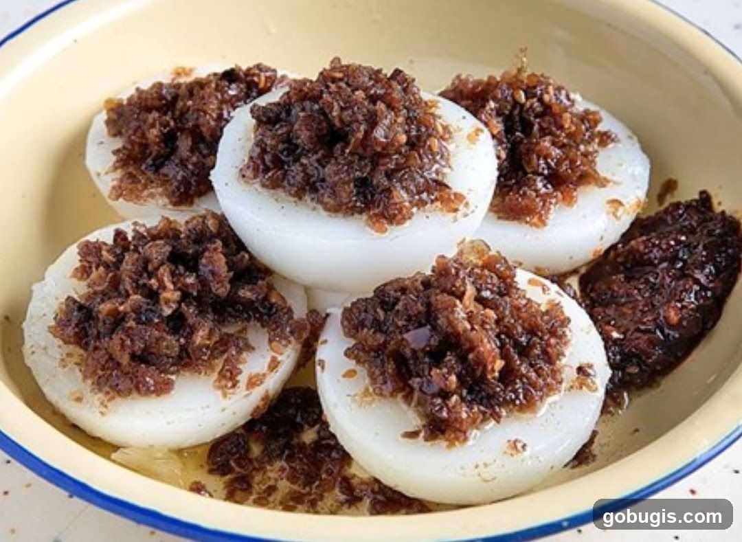 White Cakes with Savory Topping