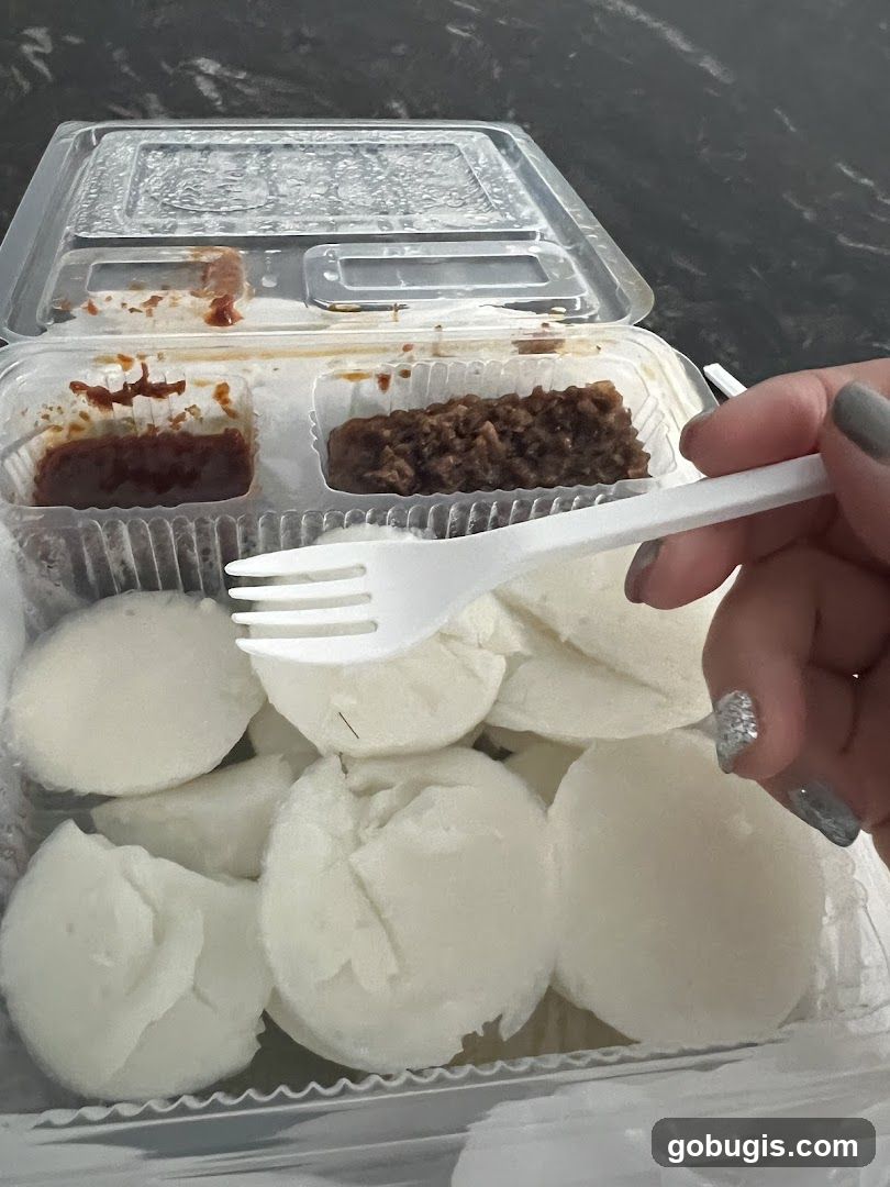 Food in a Takeout Container