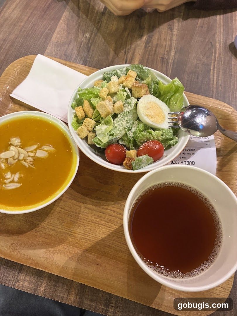 Soup, Salad, and Tea
