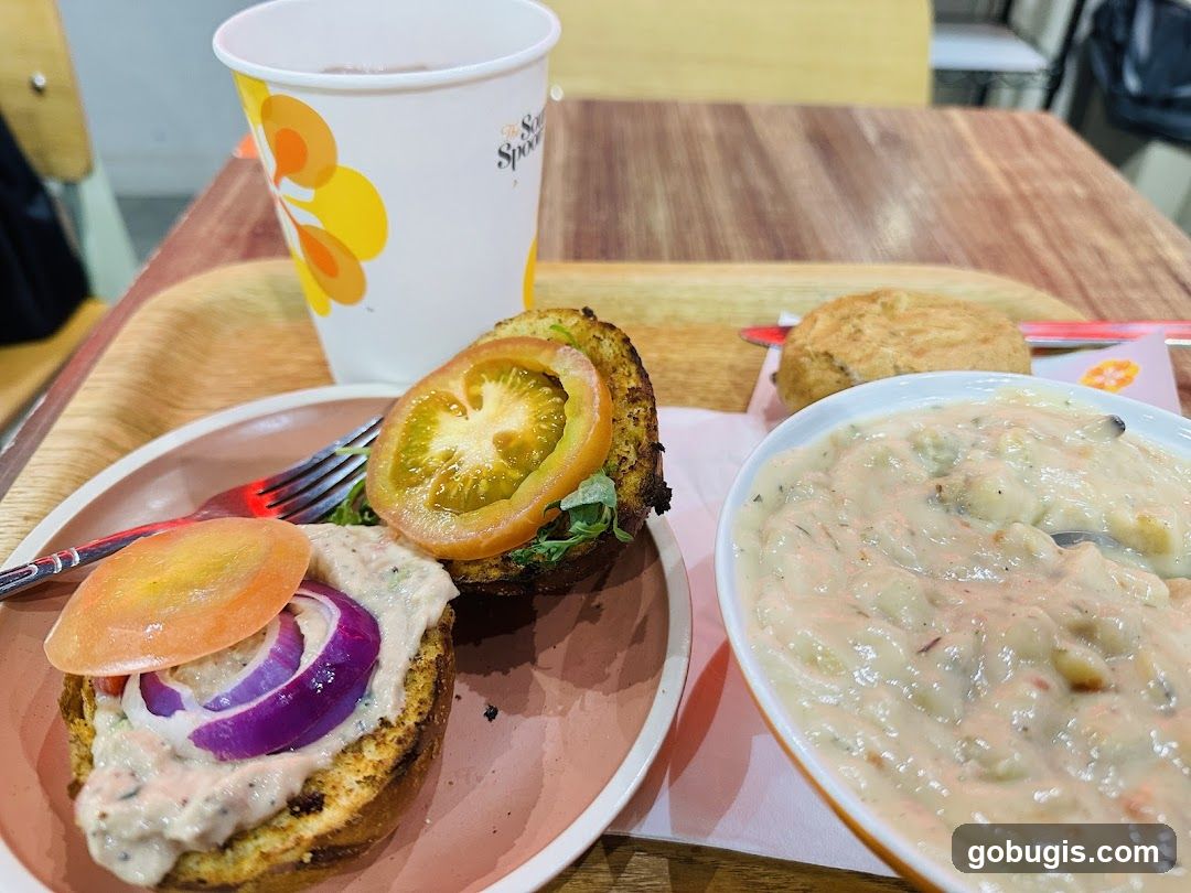 Burger and Chowder