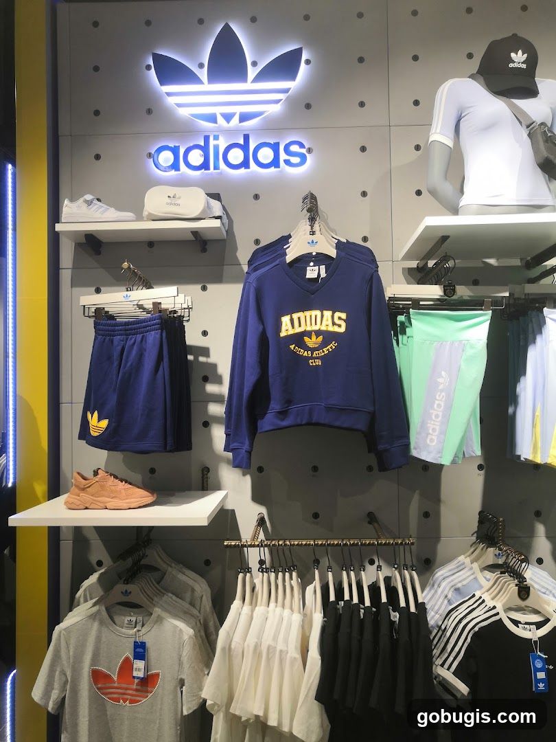 Display of Running Shoes
