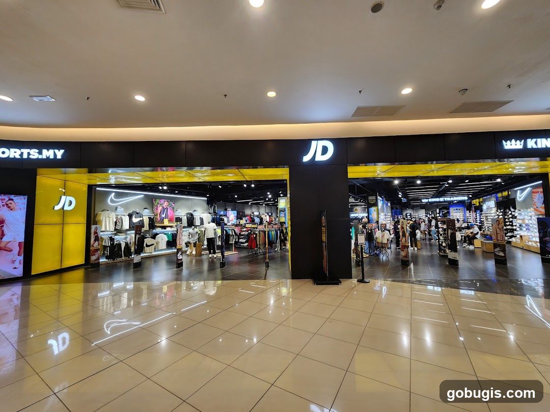 Display of athletic shoes