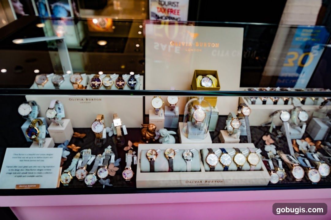 Olivia Burton Watch Display