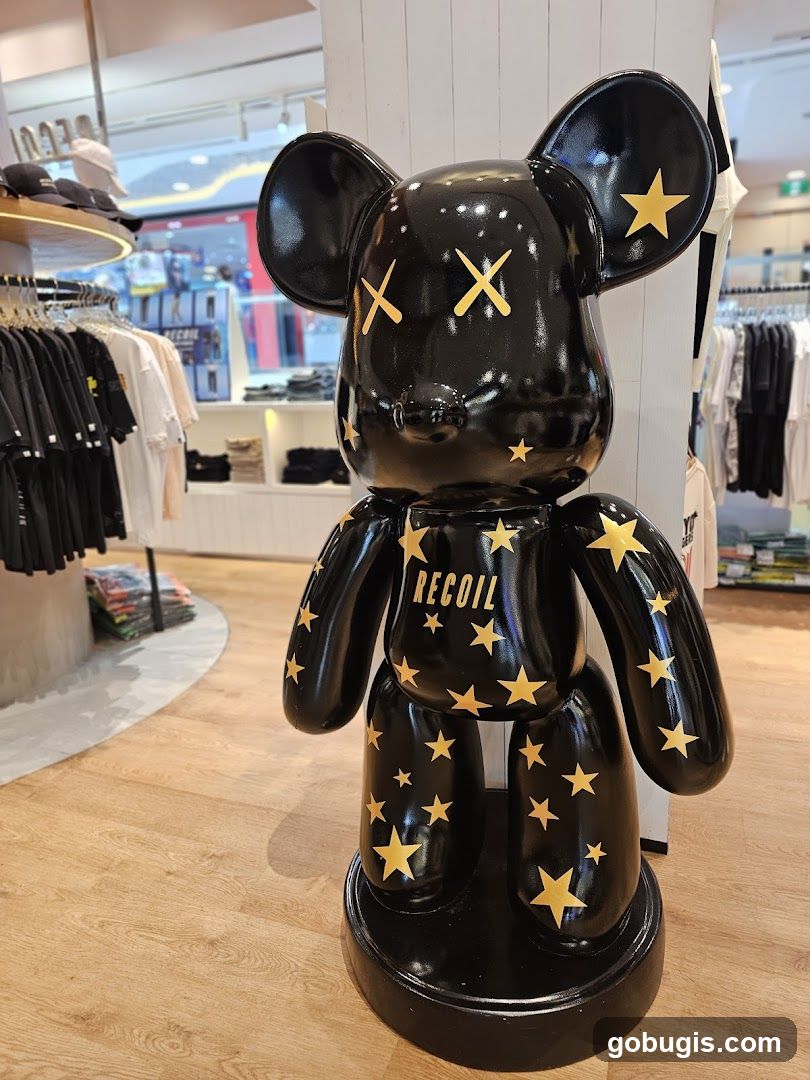 Decorative Bear Figure in Store