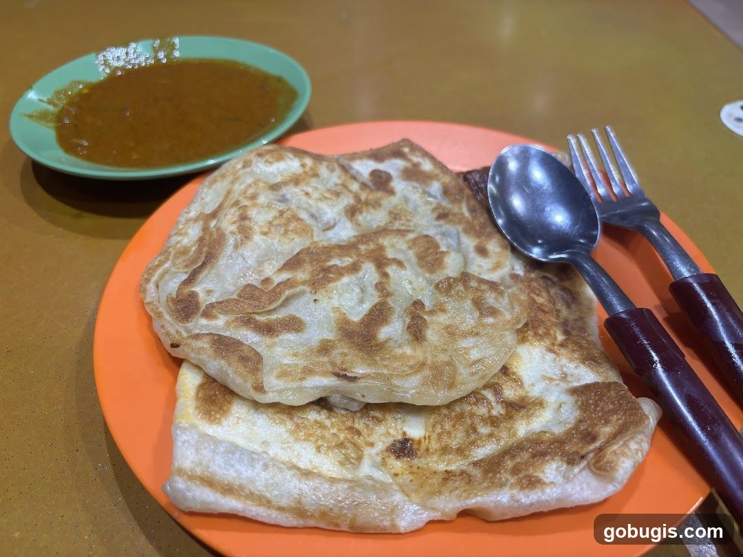 Roti Canai with Curry