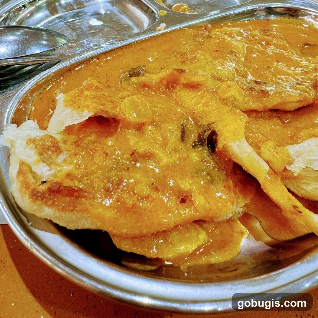 Roti Canai with Curry