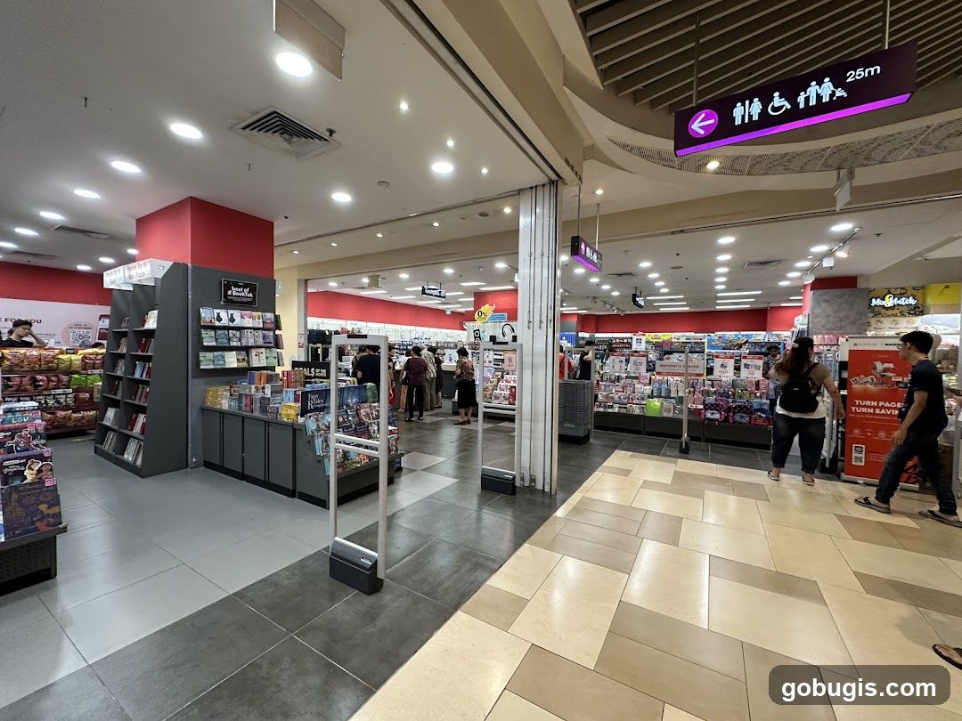 Interior of a bookstore