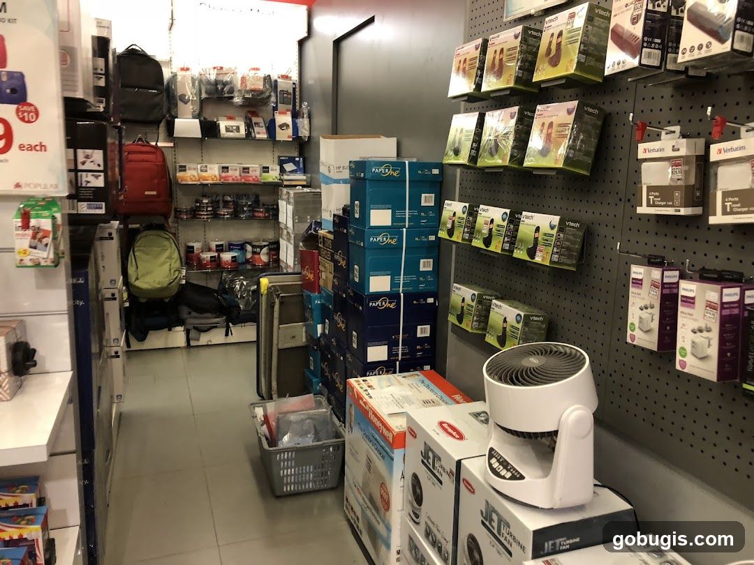 Electronics Store Aisle