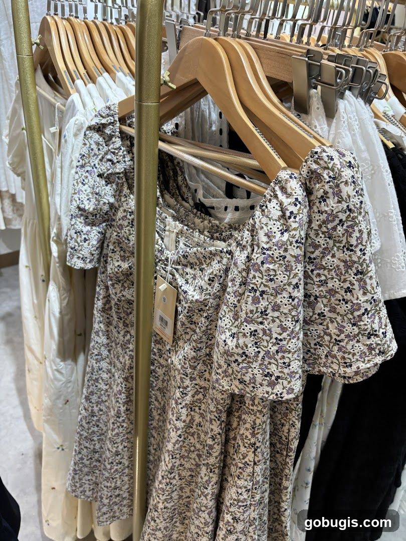 Floral Print Dresses on Hangers