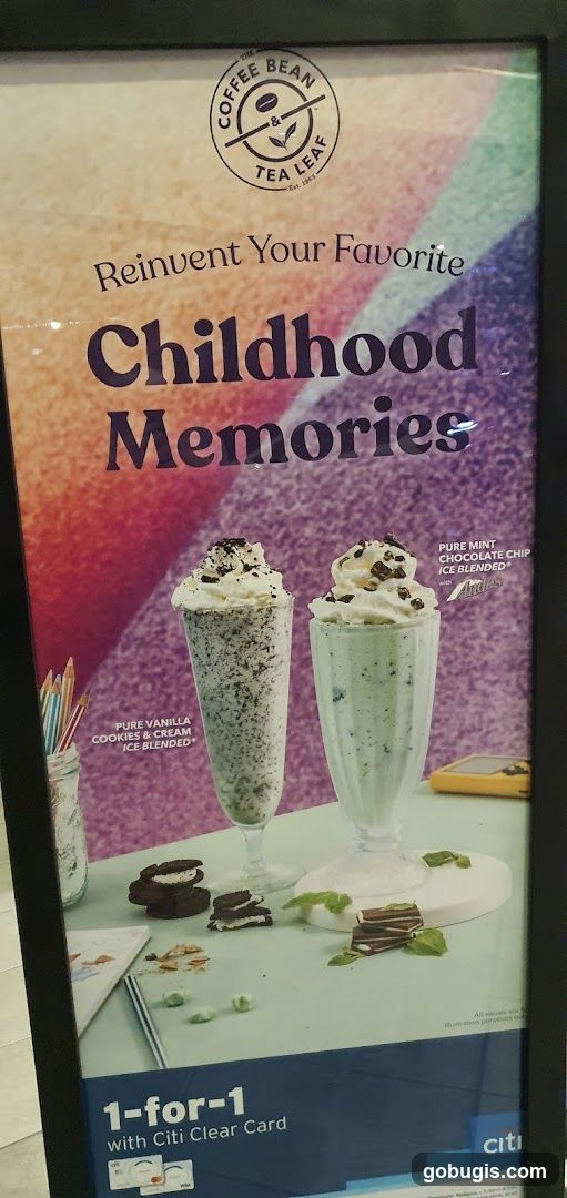 The Coffee Bean & Tea Leaf "Childhood Memories" Promotion