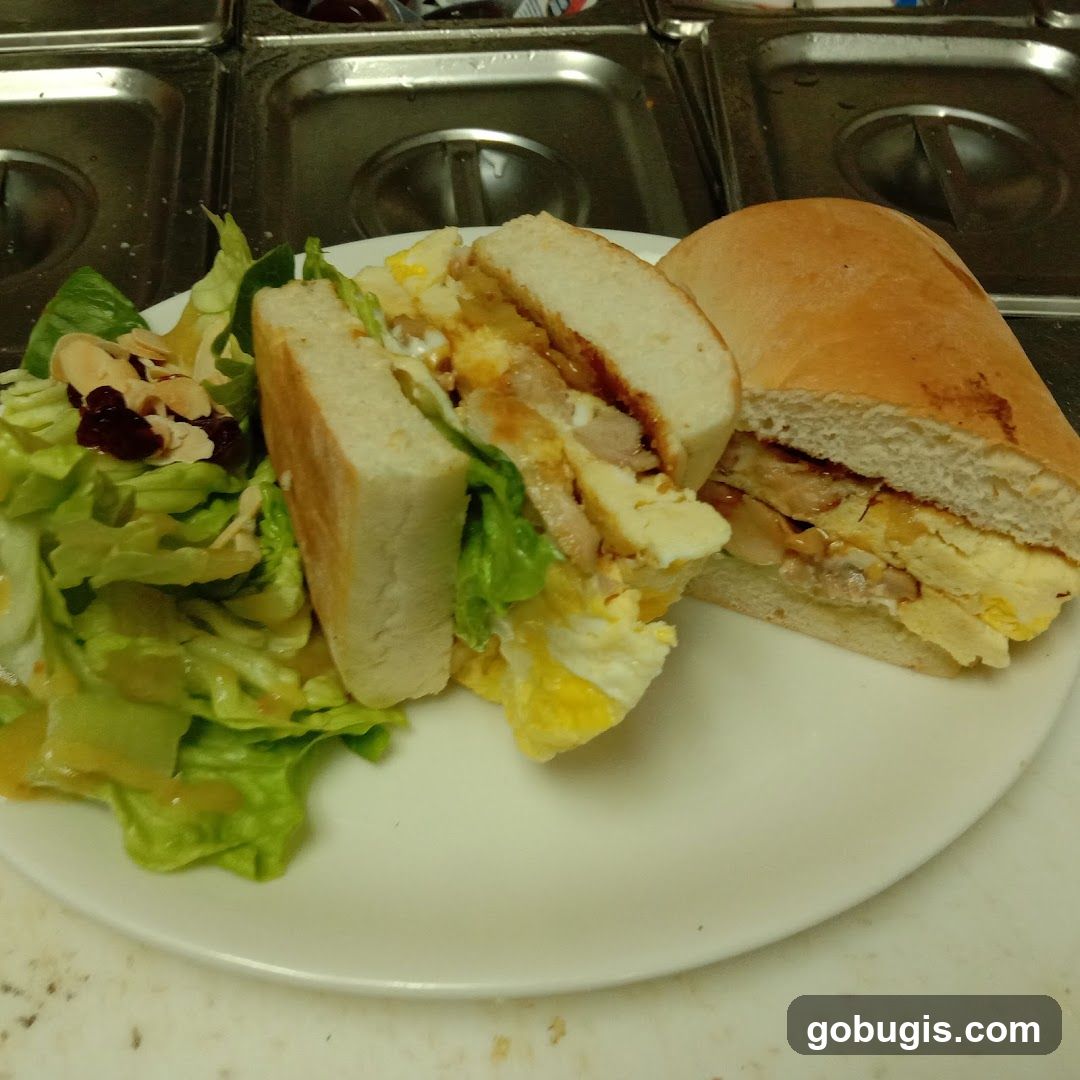 Sandwich and Salad