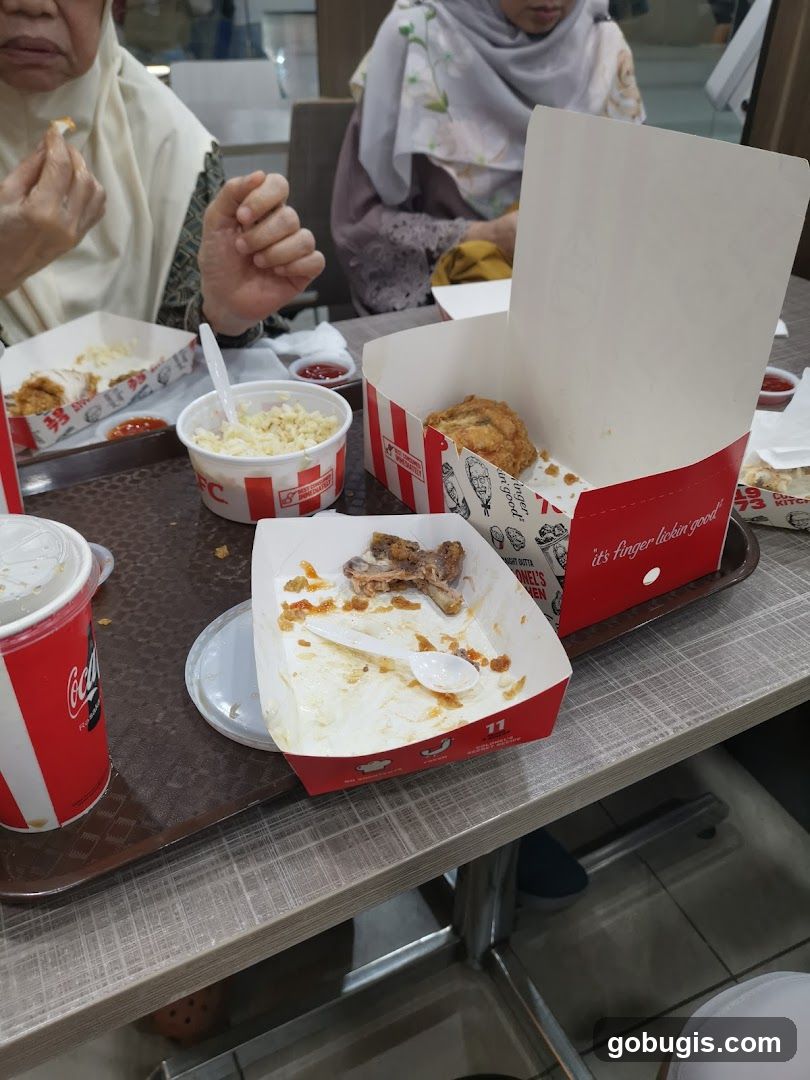 KFC and Starbucks in a Mall