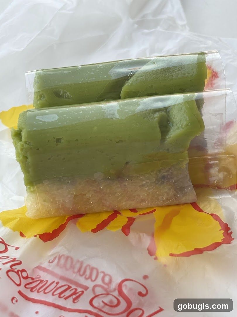 Green dessert bars