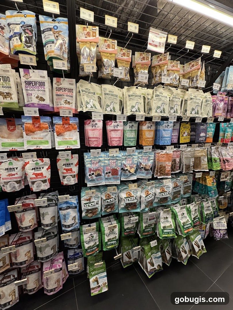 Pet Treat Aisle