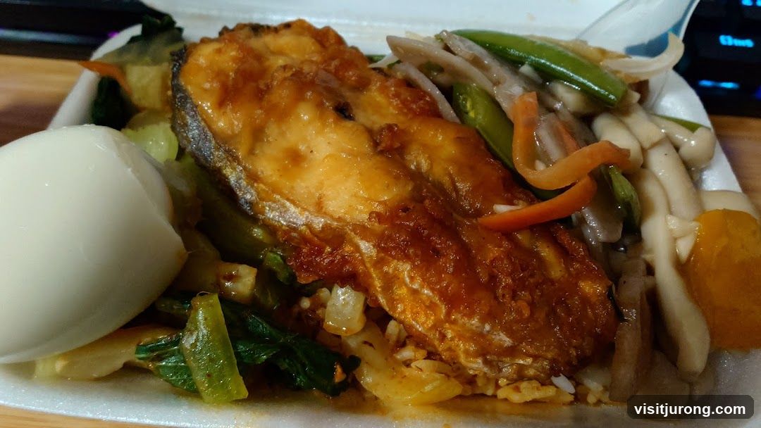 Fish and Vegetable Bento Box