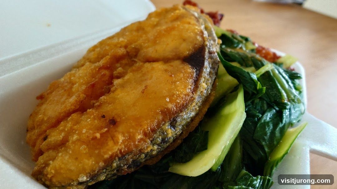 Fried Fish and Greens