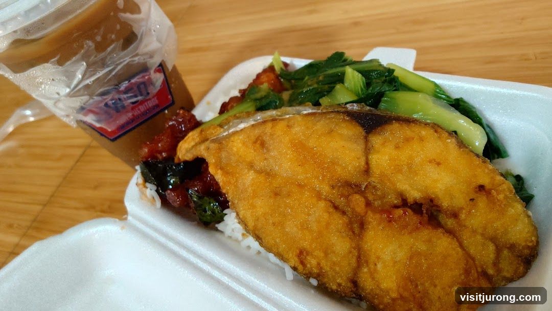 Fried Fish with Rice and Vegetables