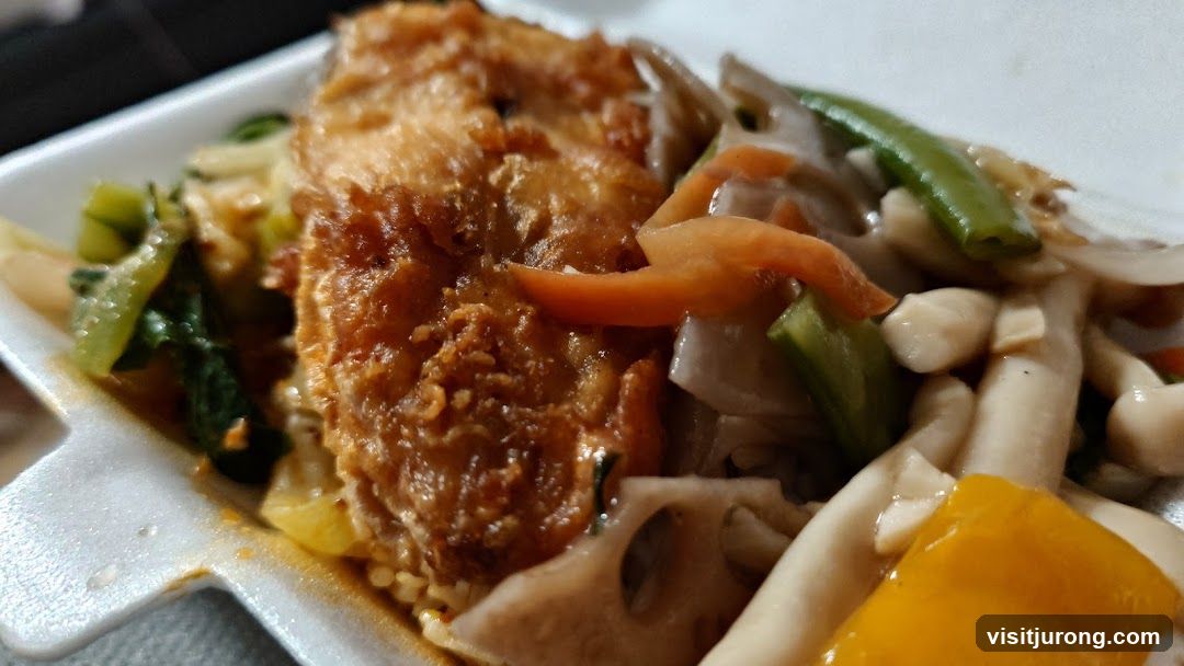 Fried Food with Vegetables