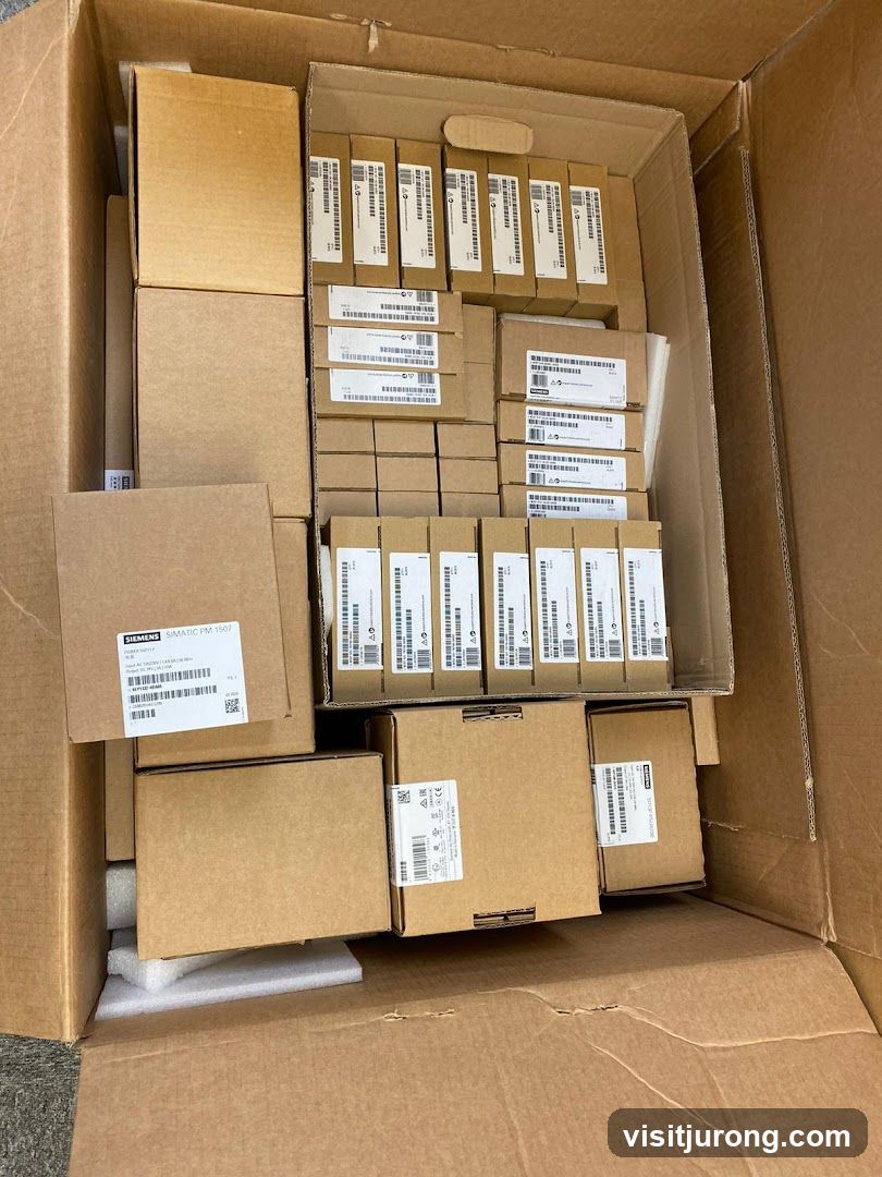 Box of Siemens SIMATIC Components