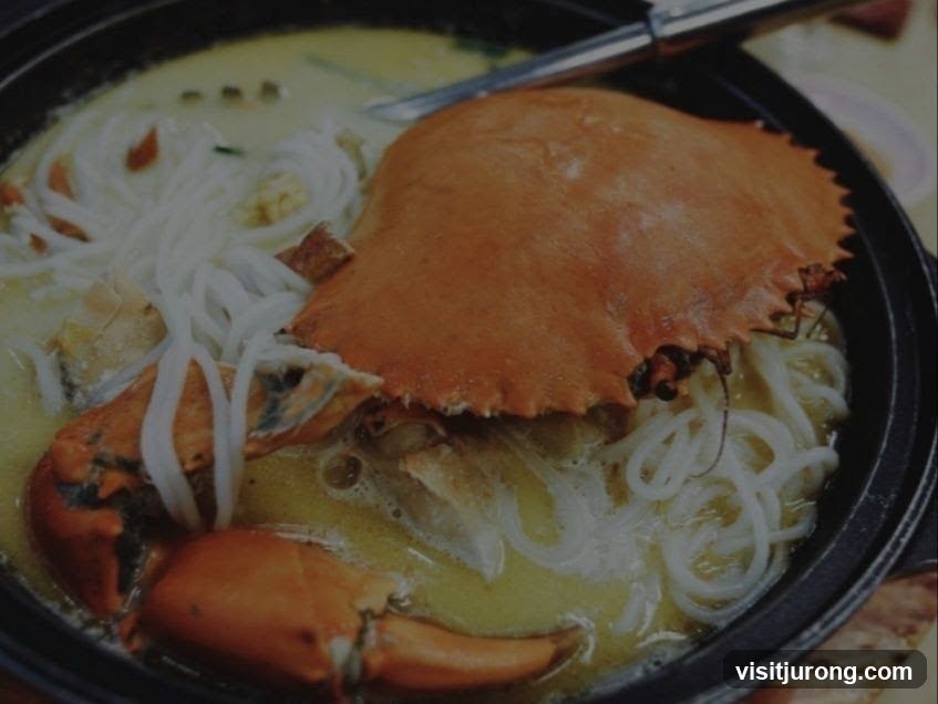 Crab noodle soup
