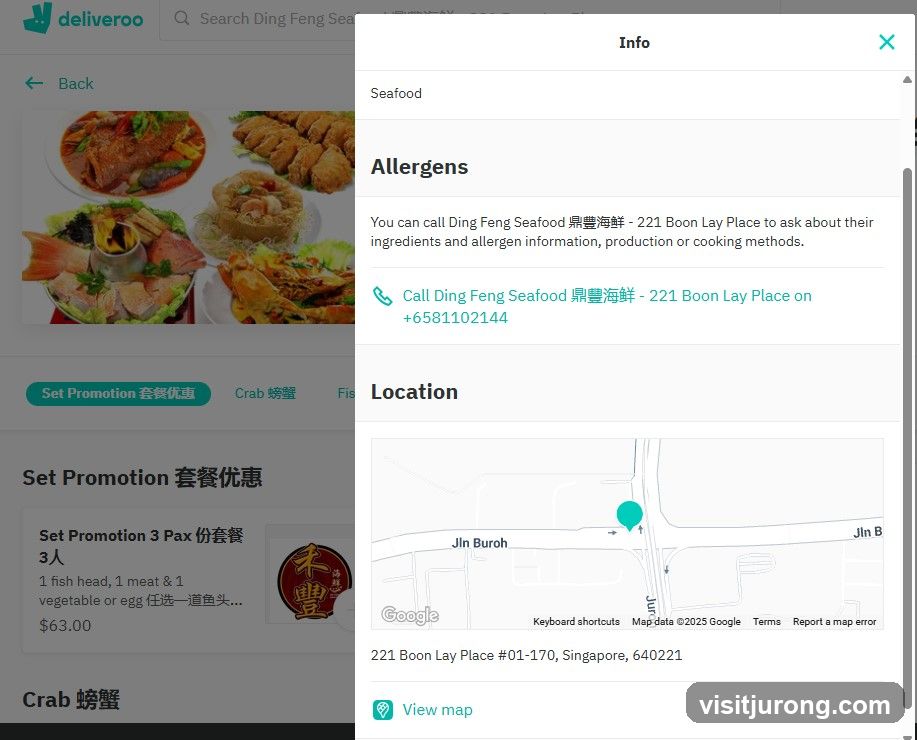 Ding Feng Seafood Info