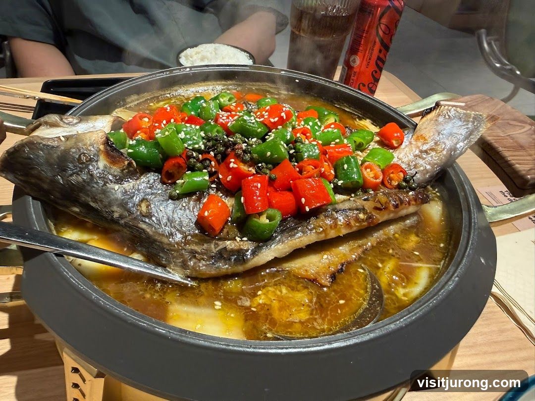 Steamed Fish with Peppers