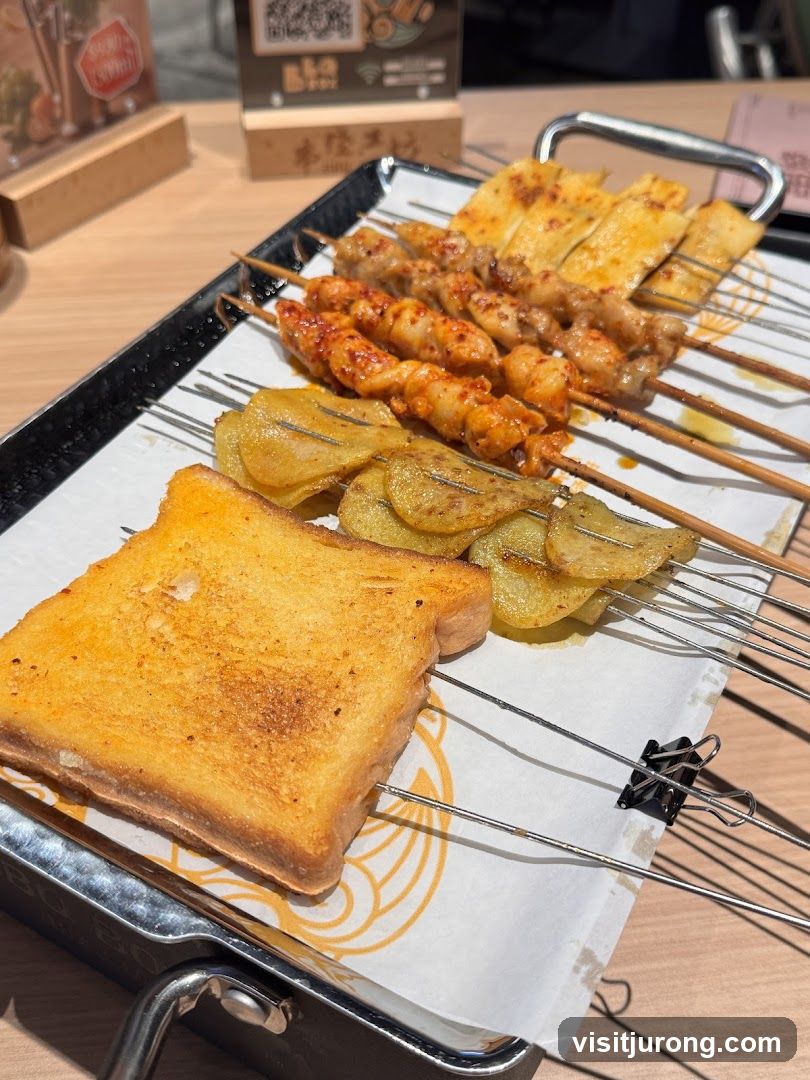 Skewers and Toast
