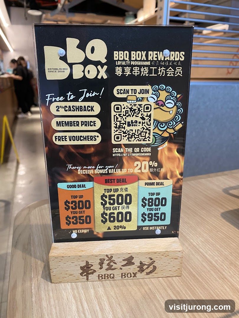 BBQ BOX Rewards Loyalty Programme Sign