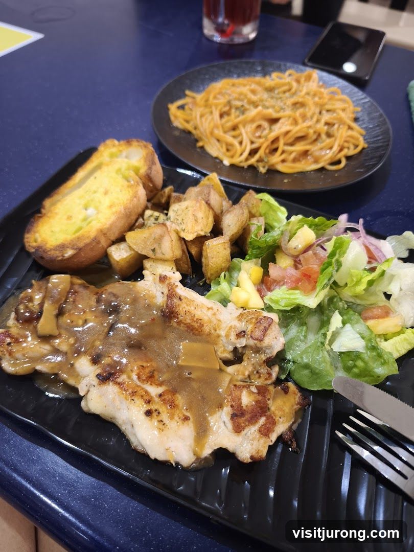 Chicken Chop with Sides