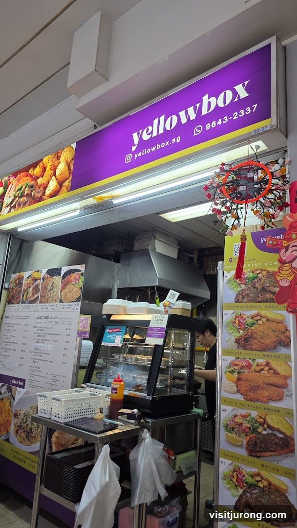Food Stall with Menu and Signage