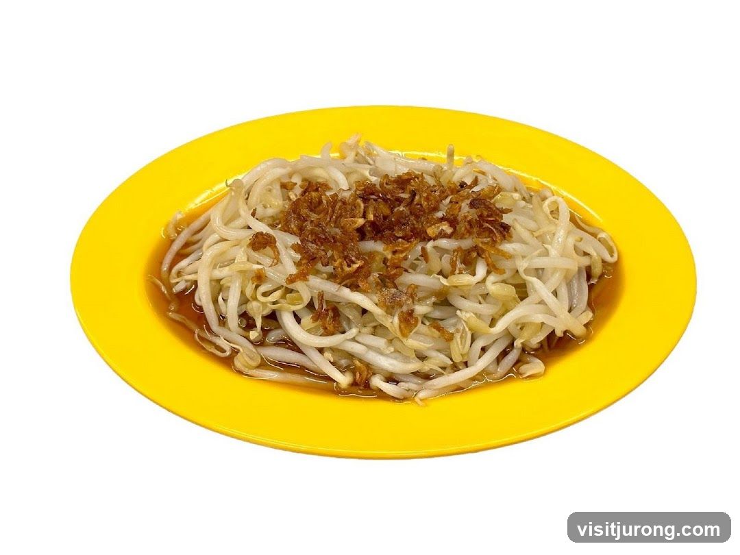 Bean Sprouts with Fried Shallots