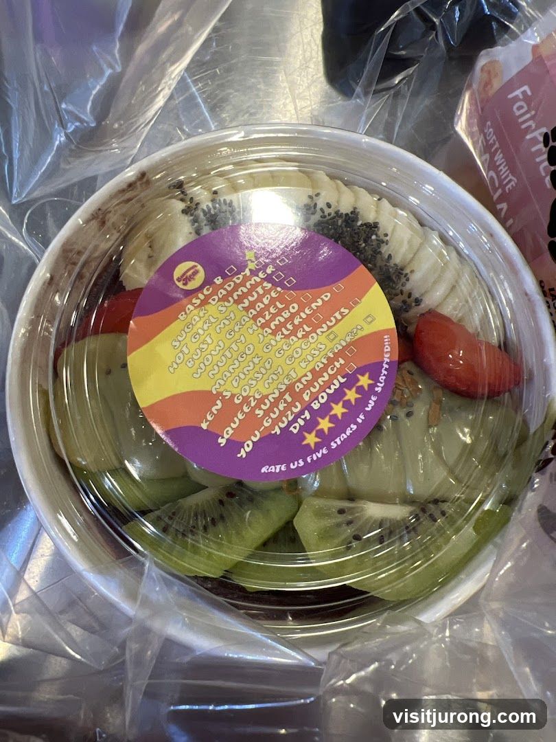 Fruit Bowl Menu