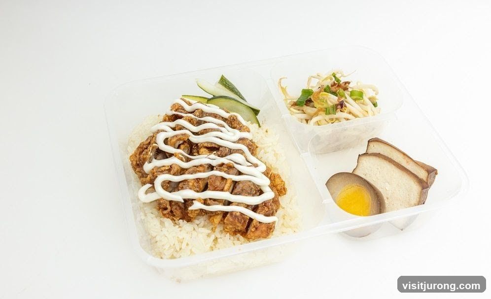 Fried Chicken Rice Meal