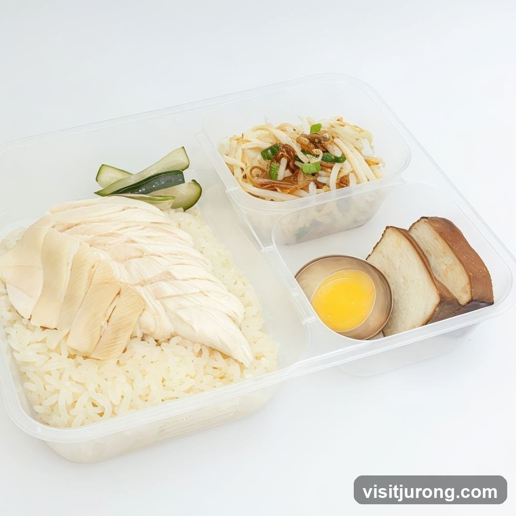 Chicken Rice Takeaway Box