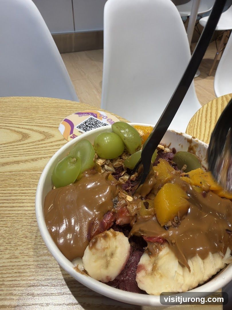 Acai Bowl with Fruit and Nut Butter