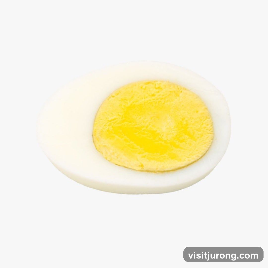 Hard-boiled Egg Half