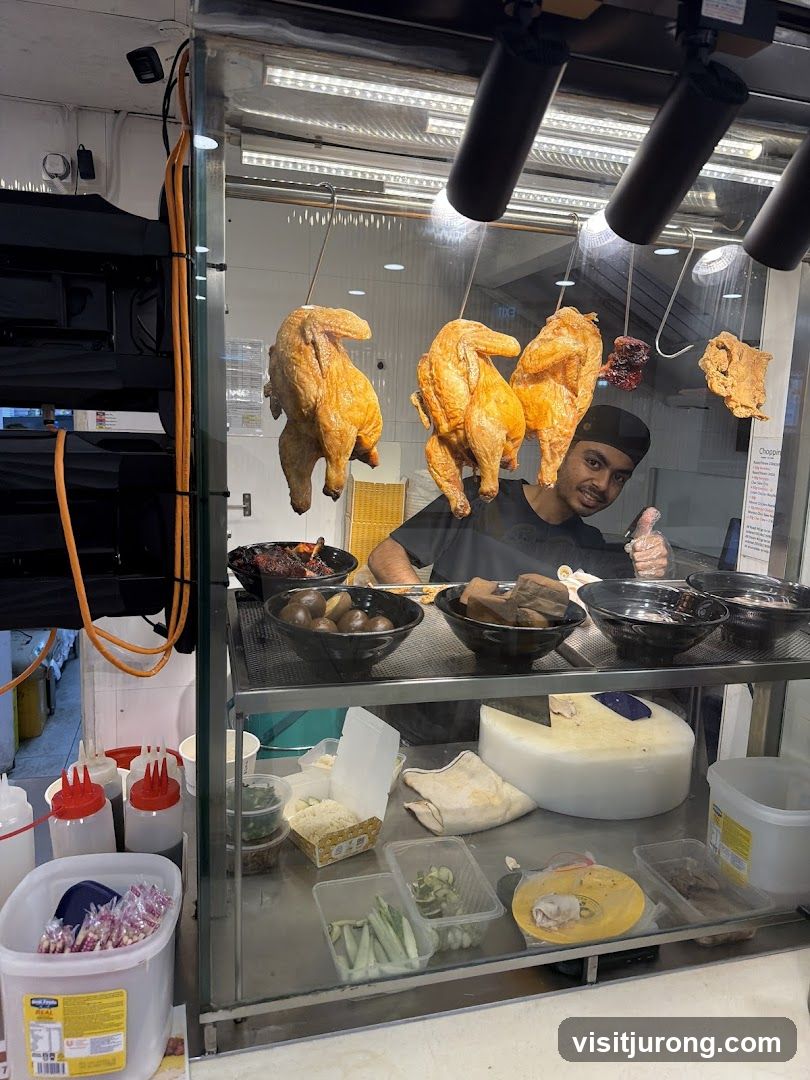 Food Display with Staff
