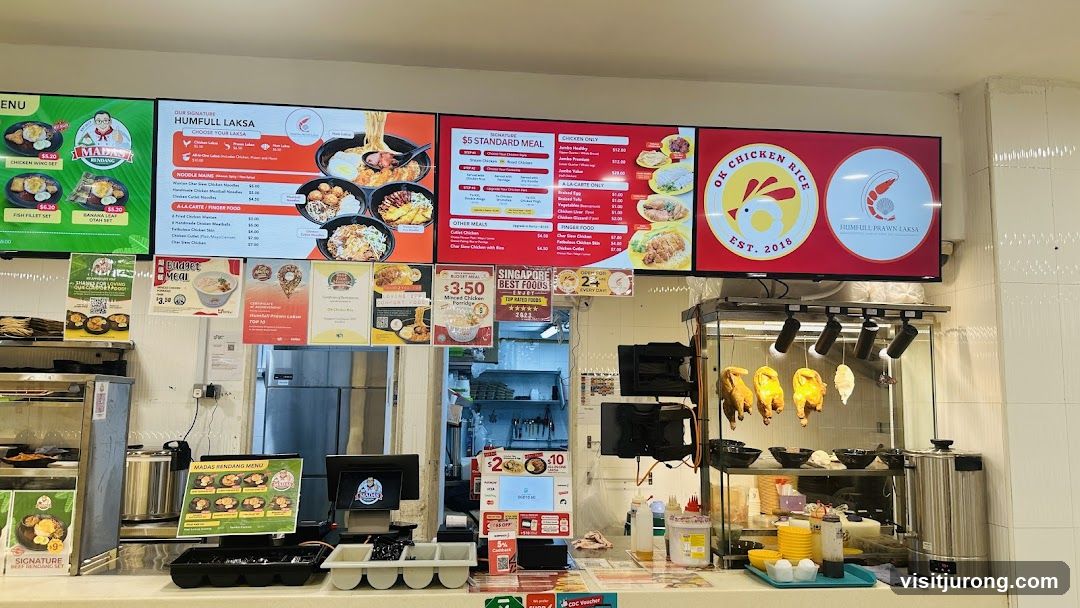Food Stall Menu and Display
