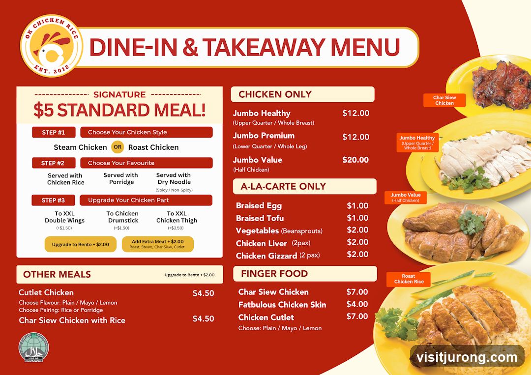DINE-IN & TAKEAWAY MENU