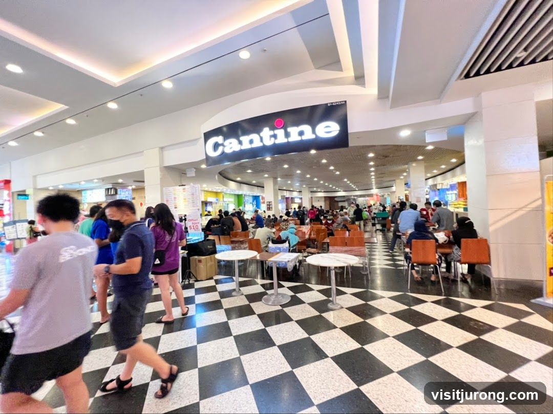 Busy Food Court