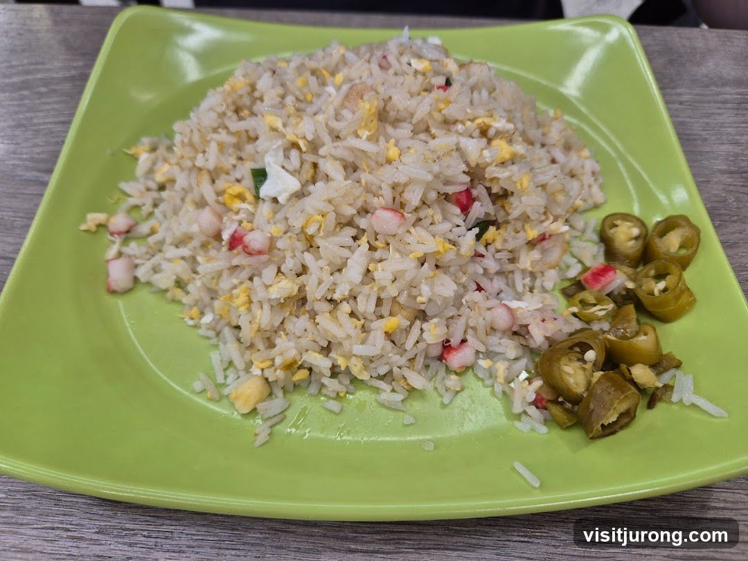 Fried Rice with Pickled Jalapenos