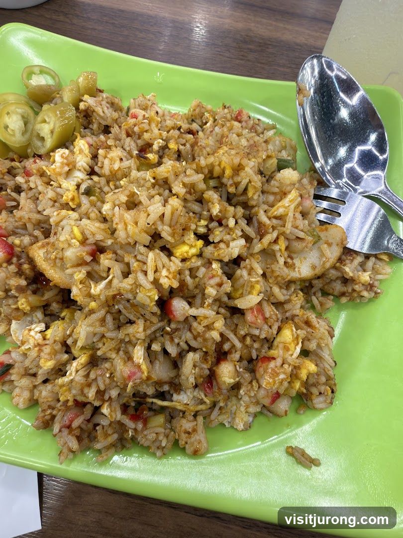 Fried Rice with Pickled Jalapenos