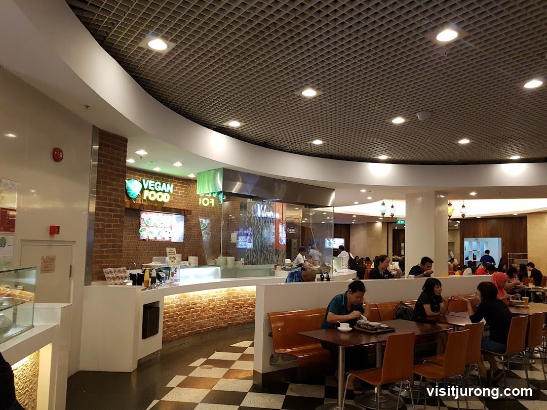 Vegan Food Stall in a Food Court