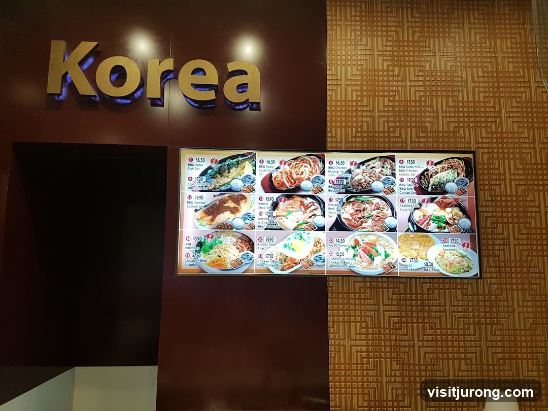 Korea Restaurant Menu
