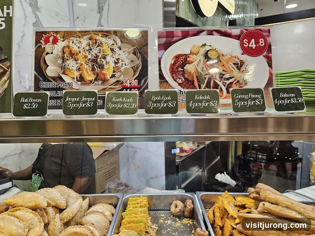 Food Display with Menu
