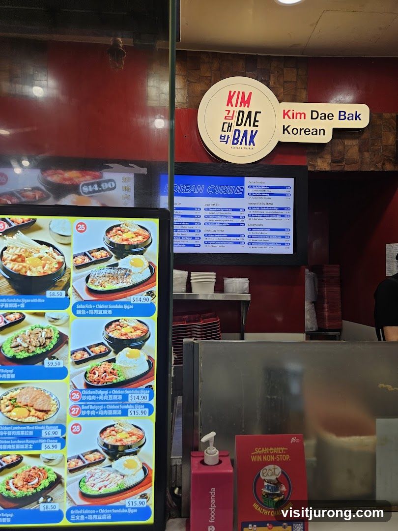 Kim Dae Bak Korean Restaurant Menu
