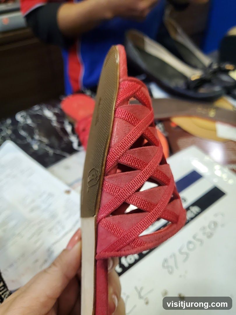 Red Strappy Sandal