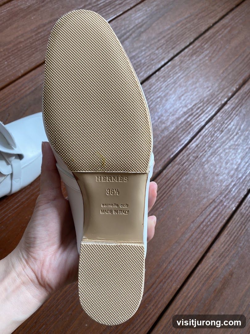 White Hermes Shoes